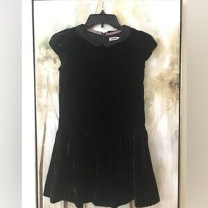 Johnnie B | Girls Black Velvet Dress Size 11-12Y